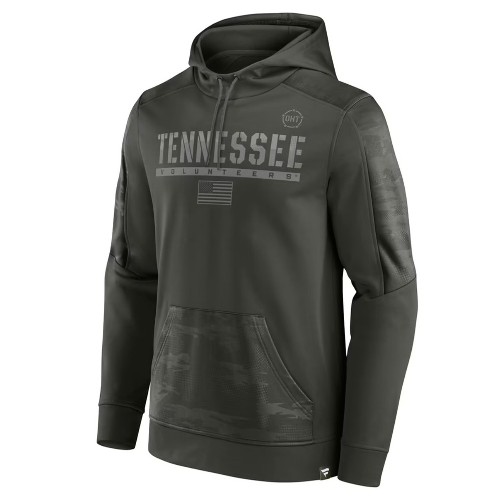 Fanatics Tennessee Volunteers Hoodie Olive OHT Camo Pullover Size M